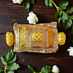 House of Festivals Ladoo Gopal Yellow Polka Dot Bedding Set - Size 2 1 pc