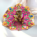 Melukhha Embroidered Sequin Poshak - Dark Pink, Size 1 1 pc