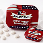Americano Rose Cranberry Sugar Free Mints 14 g