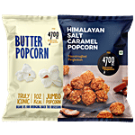 4700BC Himalayan Salt Caramel Popcorn & Jumbo Butter Popcorn 2 pcs (30 g + 25 g)