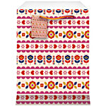 Archies Flowers & Heart Printed Paper Gift Bag - Medium, Multicolour 3 pcs