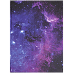 Papboo A5 140 Single Ruled Pages Hardbound Notebook Diary - Galaxy 1 pc