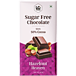 Lo Foods Hazelnut Heaven Dark Sugar Free Chocolate With 50% Cocoa 40 g