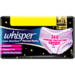 Whisper Super Absorbent Period Panty 360 Degree Leakage Protection For Heavy Flow - M-L 18 pcs