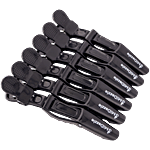 Midazzle Hair Sectioning Crocodile Hairdressing Clips - Black 6 pcs