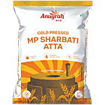 Anugrah Cold Pressed MP Sharbati Atta 10 kg