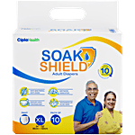 Soak Shield Pant Style Adult Diapers - XL 10 pcs