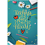 Archies Greeting Card - Teaching Is A Work Of Heart 1 pc