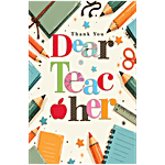 Archies Greeting Card - Thank You Dear Teacher 1 pc