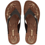 Aerowalk GE15 Women's Casual Brown Slippers 1 Pair (EU-36/IND-3)