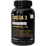 Bon Omega 3 Vanilla Flavour Fish Oil Capsules With Vitamin D3 & K2 60 pcs