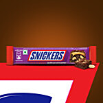 Snickers Peanut Brownie Filled Chocolate Bar 24 g