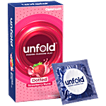 Unfold Strawberry Burst Dotted Condoms 10 pcs