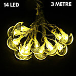 Lexton Decorative 14 Diya LED String Lights - Plug Powered, Warm White 1 pc