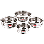 Kitchen Essentials Stainless Steel Urli Set 4 pcs (600 ml + 750 ml + 1 L + 1.4 L)