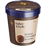 huber & holly Belgian Chocolate & Brownie Ice Cream 500 ml Tub