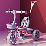 Lifelong Tricycles - For 2 To 5 Years, LLKPCTC04, Pink, Grey 1 pc