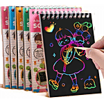 Sillyme Magical Scratch Book Return Gift For Kids 6 pcs