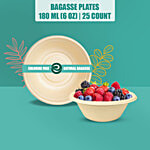 Eco Soul Round Disposable Bowls 180 ml (Pack of 25)