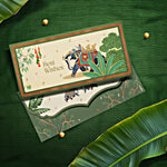 QIPS Nukkad Premium Shagun Envelopes - Royal Elephant Print With Foil Detailing 5 pcs