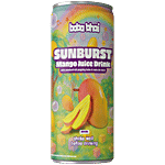 Boba Bhai Sunburst Mango Juice Drink With Passionfruit Popping Boba & Nata De Coco 250 ml Can