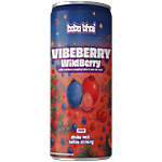 Boba Bhai Vibeberry Wildberry Drink With Cranberry Popping Boba & Nata De Coco 250 ml Can