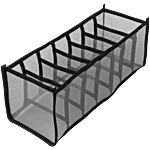 Lifelong 7-Grid Drawer Storage For Clothes - Grey 1 pc