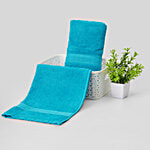 Kopa-Home Hand Towel Cotton 400 GSM - Turquoise, 60 x 40 cm 2 pcs