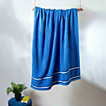 Nautica Bath Towel Cotton 500 GSM - Royal Blue, 75 x150 cm 1 pc