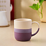 bb home Earth Tea/Coffee Cup - Indigo Charm, Hand-Painted 300 ml