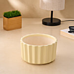 bb home Earth Handcrafted Medium Size Planter, Sunny Bloom, Hand-Painted 1 pc