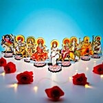 House of Festivals MDF 9 Swaroop Of Mata Set Cutout 9 pcs