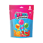 Boomer Orange, Watermelon & Strawberry Flavour Lollipop 84 g (8x10.5 g)