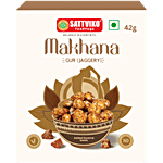 Sattviko Gur (Jaggery) Makhana With Added Sesame Seeds 42 g