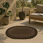 Elegant Weavers Floor Mat Sian Brown Blended Fabric - 38 x 58 cm 1 pc