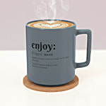 Clay Craft Fine Ceramic Pebble Milk Mug - Cleo C01 400 ml