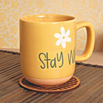 Clay Craft Fine Ceramic Pebble Milk/Coffee Mug - Martha M04 390 ml