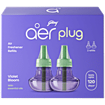 Godrej Aer Violet Bloom Air Freshener Refills 20 ml (Pack of 2)