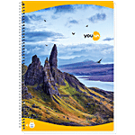 Youva A4 Size Unruled 400 Pages Spiral Long Book - 21 x 29.7 cm 1 pc