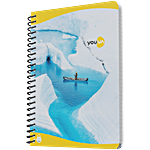 Youva A4 Single Line 400 Pages Spiral Long Book - 21 x 29.7 cm 1 pc