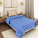 Dream Living Single Fleece Blanket - 400 GSM, Blue 1 pc