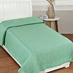 Dream Living Single Fleece Blanket - 400 GSM, Mint 1 pc