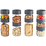 Cello Modustack Storage Container Jar - Grey 9 pcs