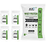 XLR8 Cocoa Craze Whey Protein Powder - 24 g Protein, & 5.4 g BCAA, Assorted Flavours 34 g (Pack of 4)