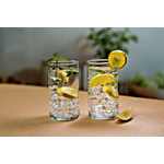 Yera Long Aqua Glass Tumblers 285 ml (Set of 6)