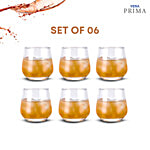 Yera Prima Zest Whiskey Glass Tumbler 290 ml (Set of 6)