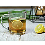 Yera Premium Glass Coffee Teacups/Mugs 240 ml (Set of 6)