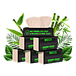 Beco Super Soft Bamboo Face Tissue - 2 Ply 100 Pulls (Buy 3 Get 3 Free)