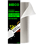 Beco Reusable Kitchen Towel Rolls - Reuse Upto 100 Times 20 Pulls