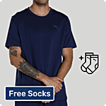 Puma Men's Outer Wear T-Shirt - Peacoat 1 pc (Size - M)